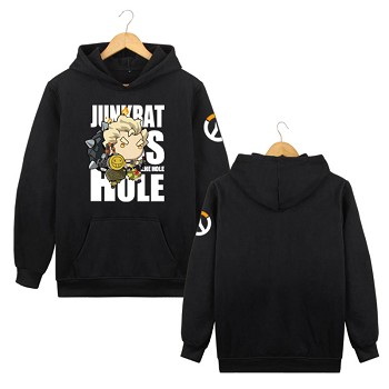 Overwatch Junkrat long sleeve thick hoodie