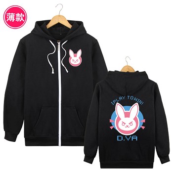 Overwatch Reaper D.VA long sleeve thin hoodie