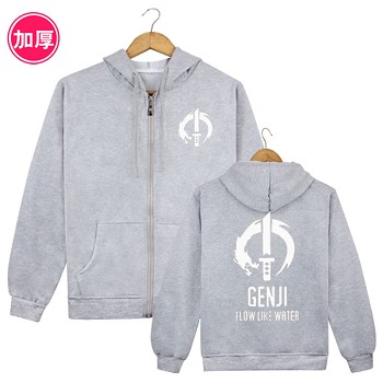 Overwatch Genji long sleeve thick hoodie