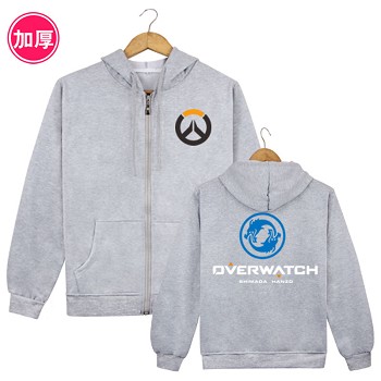 Overwatch long sleeve thick hoodie