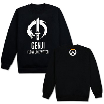 Overwatch Genji long sleeve thick hoodie