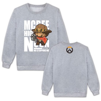 Overwatch Mccree long sleeve thick hoodie