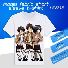 Attack on Titan modal fabric short sleeve t-shirt