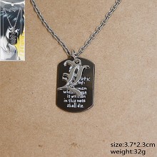 Death Note necklace