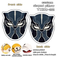 Black Panther custom shaped pillow