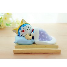 Doraemon figure doll phone holder