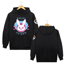 Overwatch D.VA long sleeve thick hoodie