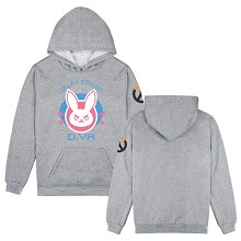 Overwatch D.VA long sleeve thick hoodie