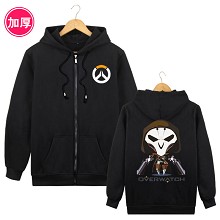 Overwatch Reaper long sleeve thick hoodie