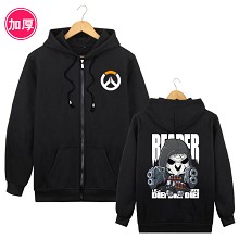 Overwatch Reaper long sleeve thick hoodie