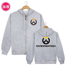 Overwatch long sleeve thick hoodie