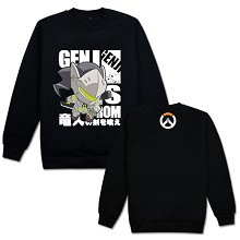 Overwatch Genji long sleeve thick hoodie