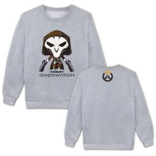 Overwatch Reaper long sleeve thick hoodie