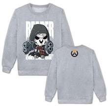 Overwatch Reaper long sleeve thick hoodie