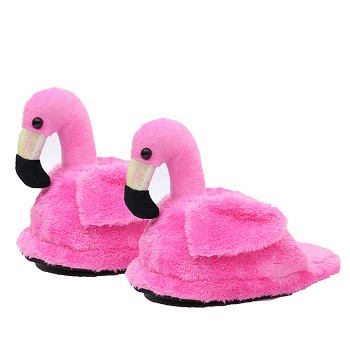 Flamingo plush shoes slippers a pair 28CM