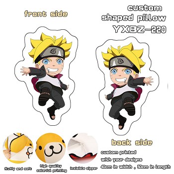 Naruto custom shaped pillow