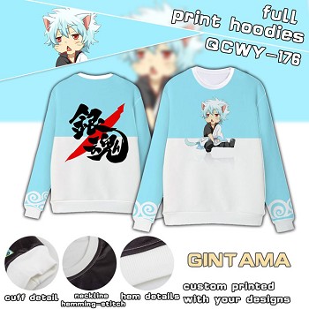  Gintama full print hoodies 