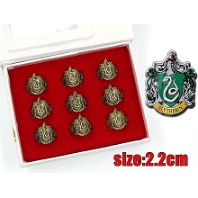 Harry Potter Slytherin rings set(9pcs a set)