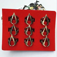 Assassin's Creed rings set(9pcs a set)