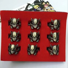 One Piece Zoro rings set(9pcs a set)