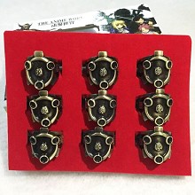 Naruto rings set(9pcs a set)