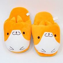 Shiba plush shoes slippers a pair 28CM