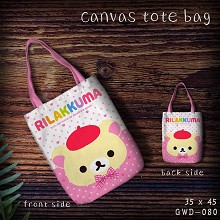 Rilakkuma canvas tote bag shopping bag