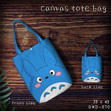 Totoro canvas tote bag shopping bag