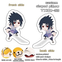 Naruto Sasuke custom shaped pillow