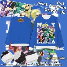 My Hero Academia full print hoodies