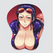 One Piece Robin 3D silicone mouse pad