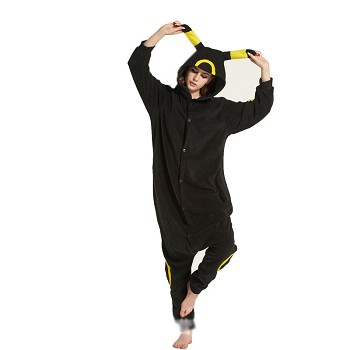 Pokemon Umbreon polar fleece pyjama dress hoodie