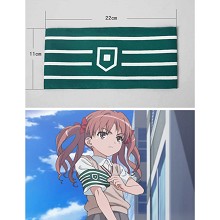 Toaru Kagaku no Rail cos sleeve emblem armband