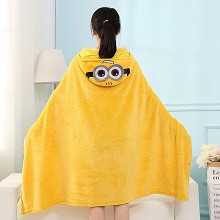 Despicable Me coral fleece velvet blanket summer q...