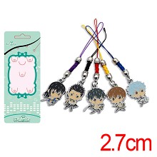 Gintama phone straps set(5pcs a set)