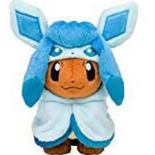 7inches Pokemon cos Glacia plush doll