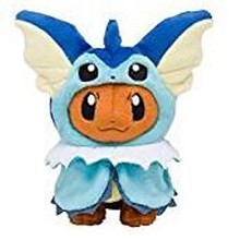 7inches Pokemon cos Vaporeon plush doll