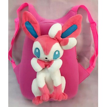 Pokemon Sylveon children plush backpack school bag