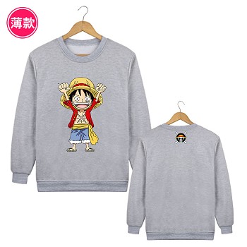 One Piece Luffy thin hoodie cloth