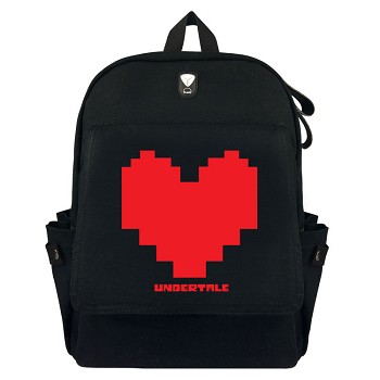 Undertale canvas backpack bag