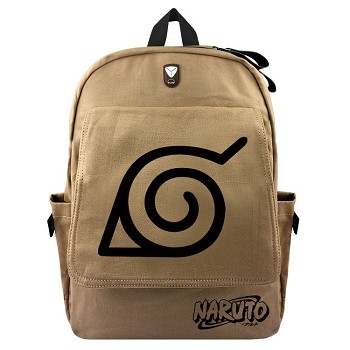 Naruto canvas backpack bag