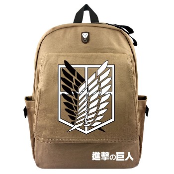 Attack on Titan canvas backpack bag