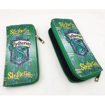  Harry Potter Slytherin long wallet 