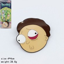 Rick and Morty brooch pin