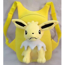 Pokemon Jolteon children plush backpack school bag