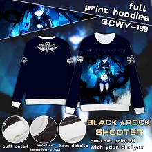 Black rock Shooter full print hoodies