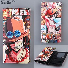 One Piece ACE long wallet