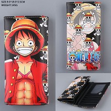 One Piece Luffy long wallet