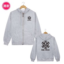 One Piece thin hoodie cloth