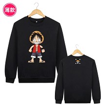 One Piece Luffy thin hoodie cloth